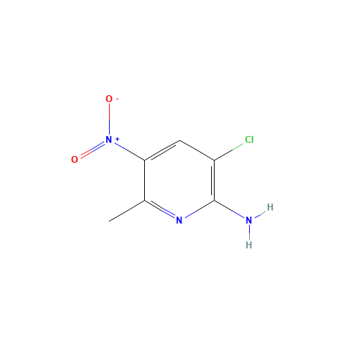 56960-81-7 2-AMINO-3-CHLORO-5-NITRO-6-PICOLINE chemical structure