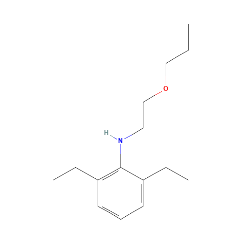 61874-13-3 2,6-Diethyl-N-(2-propoxyethyl)aniline chemical structure