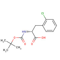 80102-23-4 BOC-D-2-Chlorophe chemical structure