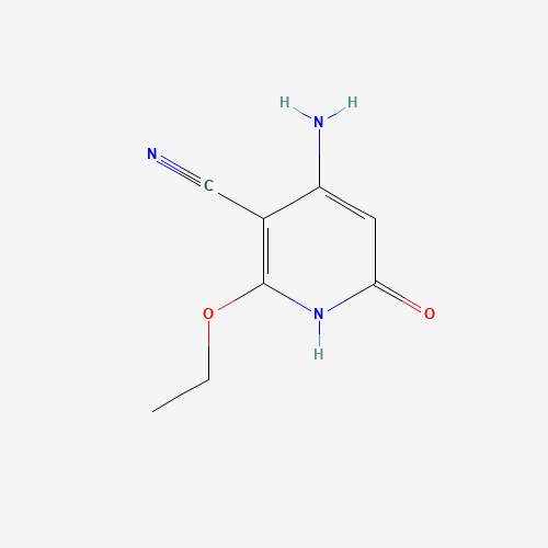 102266-59-1 3-PYRIDINECARBONITRILE,4-AMINO-2-ETHOXY-1,6-DIHYDRO-6-OXO- chemical structure