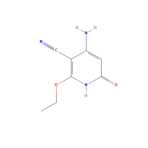 102266-59-1 3-PYRIDINECARBONITRILE,4-AMINO-2-ETHOXY-1,6-DIHYDRO-6-OXO- chemical structure