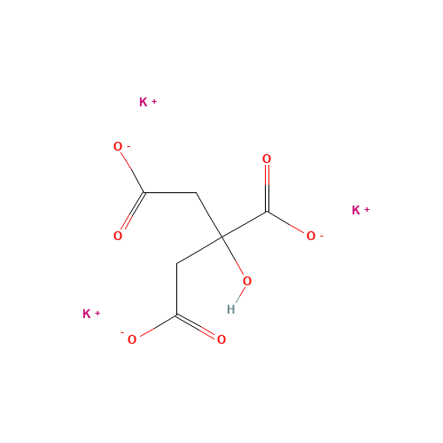 866-84-2 Potassium citrate chemical structure