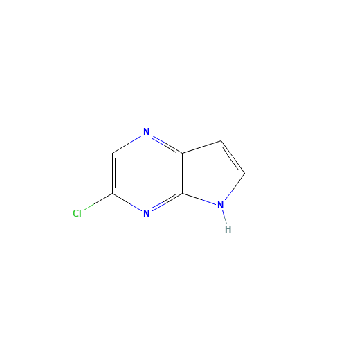 1111638-10-8 3-Chloro-5H-pyrrolo[2,3-b]pyrazine chemical structure
