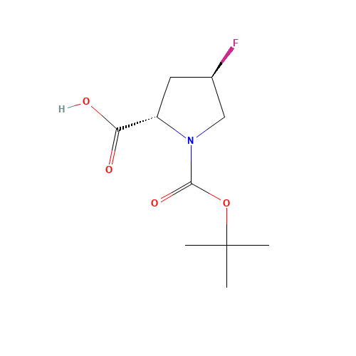 203866-14-2 BOC-TRANS-4-FLUORO-L-PROLINE chemical structure