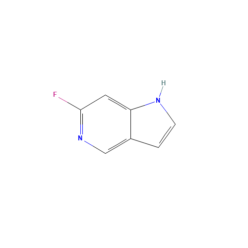 1082041-03-9 6-fluoro-1H-pyrrolo[3,2-c]pyridine chemical structure