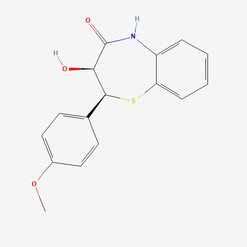 42399-49-5 (2S-cis)-(+)-2,3-Dihydro-3-hydroxy-2-(4-methoxyphenyl)-1,5-benzothiazepin-4(5H)-one chemical structure