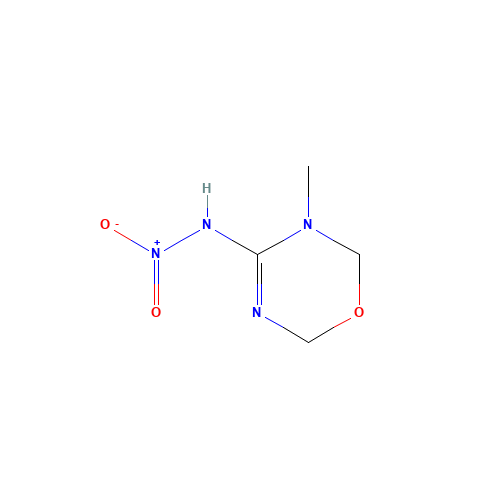 153719-38-1 3,6-Dihydro-3-methyl-N-nitro-2H-1,3,5-oxadiazin-4-amine chemical structure