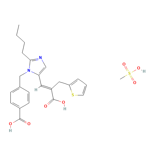 144143-96-4 Eprosartan mesylate chemical structure