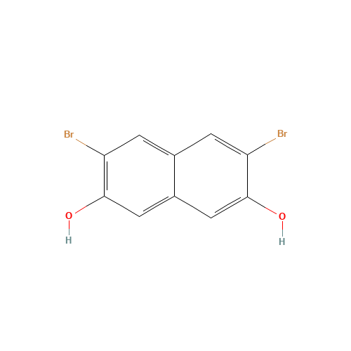 96965-79-6 3,6-DIBROMO-2,7-DIHYDROXYNAPHTHALENE chemical structure