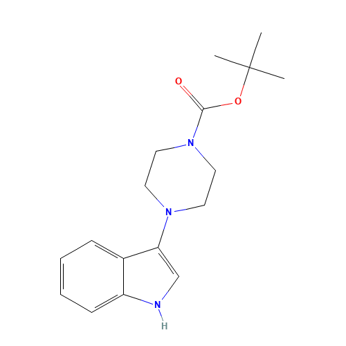 947498-87-5 tert-Butyl 4-(1H-indol-3-yl)piperazine-1-carboxylate chemical structure