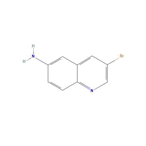 7101-96-4 3-Bromoquinolin-6-amine chemical structure