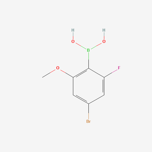 957035-32-4 4-Bromo-2-fluoro-6-methoxyphenylboronic acid chemical structure