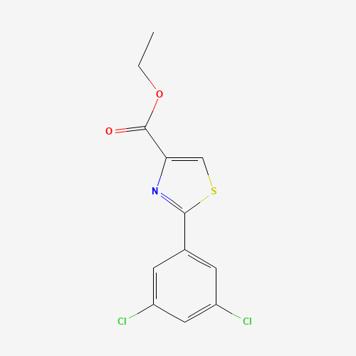 132089-38-4 ethyl 2-(3,5-dichlorophenyl)thiazole-4-carboxylate chemical structure