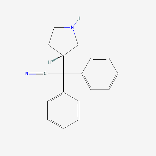 133099-11-3 (S)-alpha,alpha-Diphenyl-3-pyrrolidineacetamide chemical structure