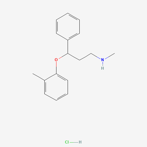 82857-40-7 N-METHYL-GAMMA-(2-METHYLPHENOXY)BENZENEPROPANAMINE HYDROCHLORIDE chemical structure