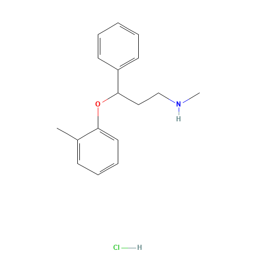 82857-40-7 N-METHYL-GAMMA-(2-METHYLPHENOXY)BENZENEPROPANAMINE HYDROCHLORIDE chemical structure