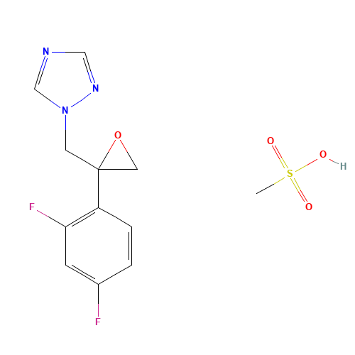 86386-77-8 2,4-Difluorophenyl) 1-(1H,1-yl-1,2,4 Triazole-2,3-Epoxy propane methane sulfona chemical structure