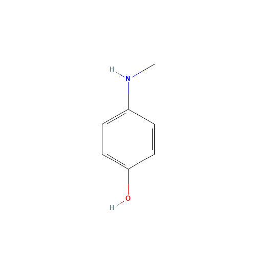 150-75-4 p-(methylamino)-pheno chemical structure