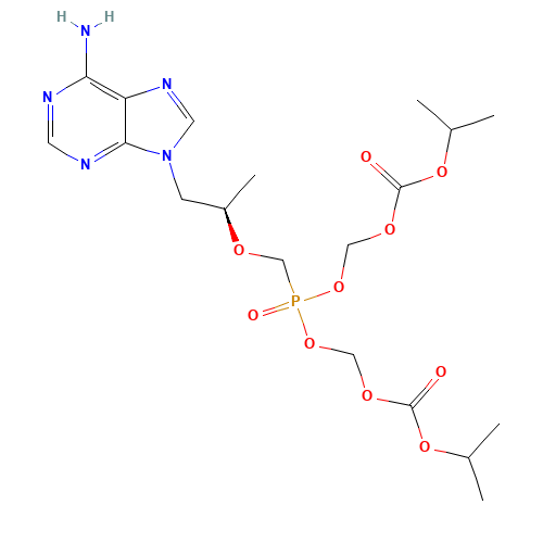 201341-05-1 Tenofovir disoproxil chemical structure