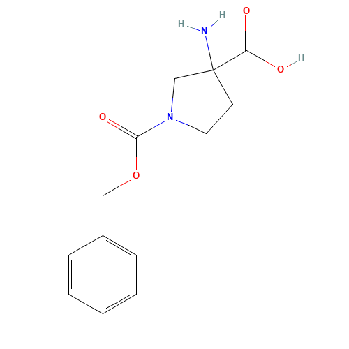 93533-01-8 3-AMINO-3-HYDROXYCARBONYL-1-N-CBZ PYRROLIDINE chemical structure