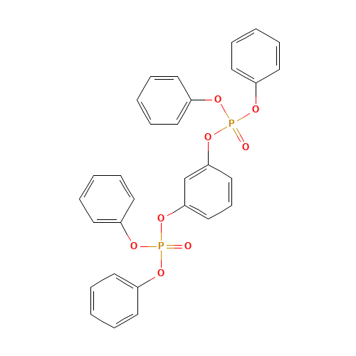 57583-54-7 Tetraphenyl resorcinol bis(diphenylphosphate) chemical structure