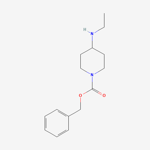 159874-38-1 4-ETHYLAMINO-PIPERIDINE-1-CARBOXYLIC ACID BENZYL ESTER chemical structure