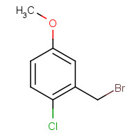 3771-13-9 2-(bromomethyl)-1-chloro-4-methoxybenzene chemical structure