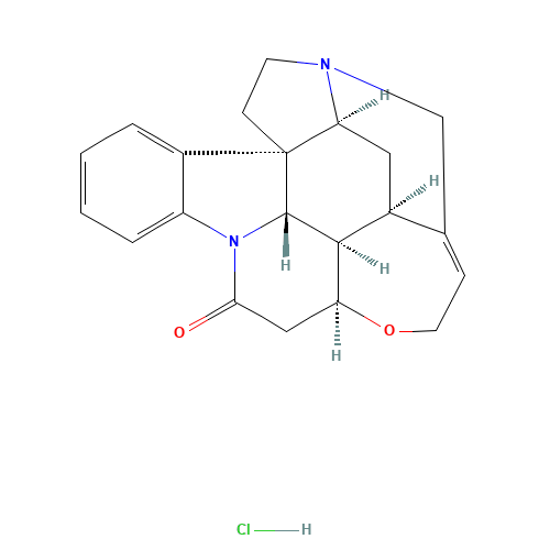1421-86-9 STRYCHNINE HYDROCHLORIDE chemical structure