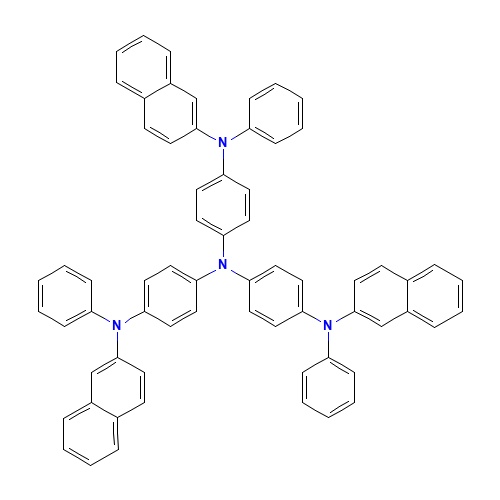 185690-41-9 4,4',4''-Tris[2-naphthyl(phenyl)amino]triphenylamine chemical structure