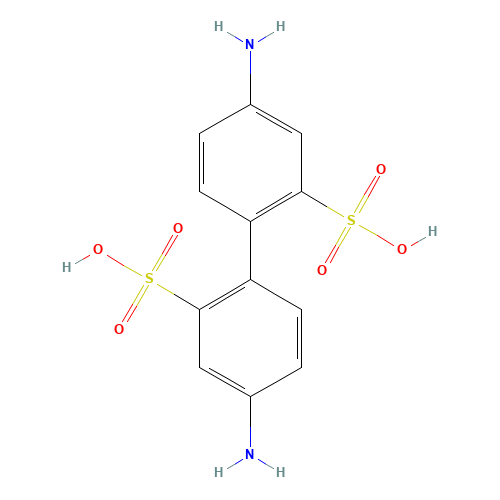 117-61-3 2,2'-Benzidinedisulfonic acid chemical structure