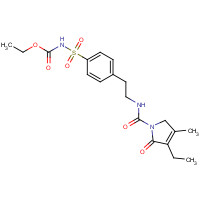 318515-70-7 [[4-[2-[[(3-Ethyl-2,5-dihydro-4-methyl-2-oxo-1H-pyrrol-1-yl)carbonyl]amino]ethyl]phenyl]sulfonyl]-carbamic acid ethyl ester chemical structure