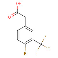 195447-80-4 4-FLUORO-3-(TRIFLUOROMETHYL)PHENYLACETIC ACID chemical structure