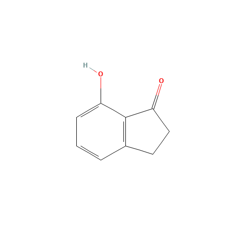 6968-35-0 7-HYDROXY-1-INDANONE  97 chemical structure