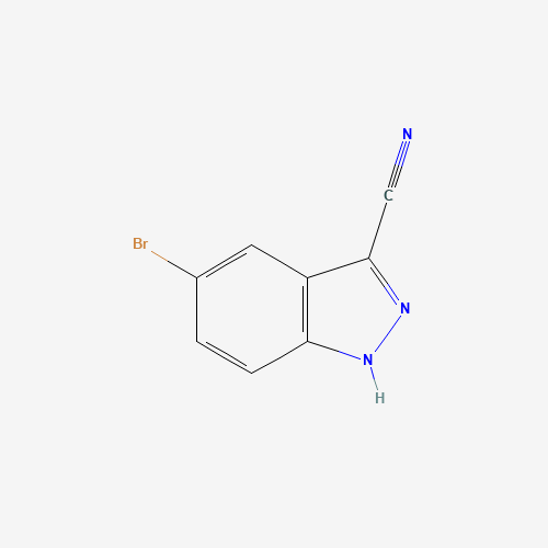 201227-39-6 5-Bromo-1H-indazole-3-carbonitrile chemical structure