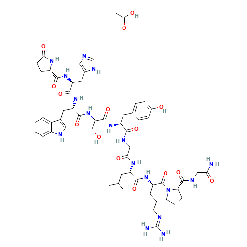 34973-08-5 Gonadorelin acetate chemical structure