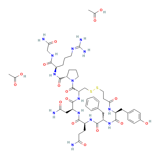 16789-98-3 Desmopressin acetate chemical structure