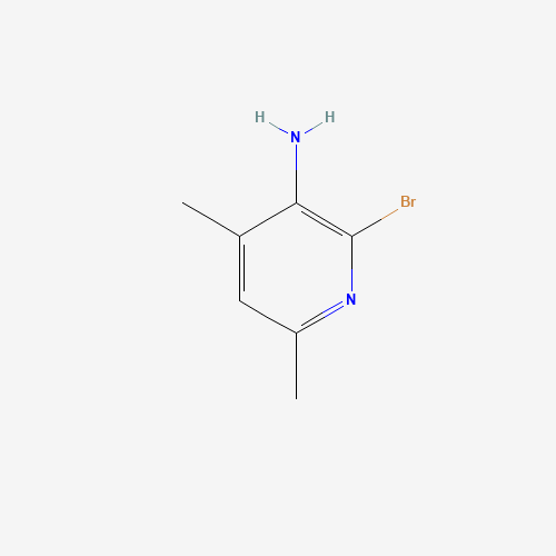104829-98-3 3-Amino-2-bromo-4,6-dimethylpyridine chemical structure