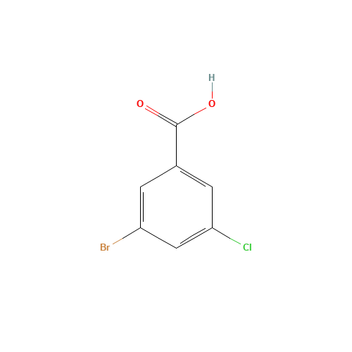 42860-02-6 3-BROMO-5-CHLOROBENZOIC ACID chemical structure