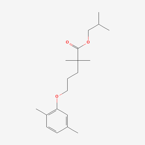 149105-26-0 Isobutyl 2,2-dimethyl-5-(2,5-xylyloxy)valerate chemical structure