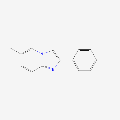88965-00-8 6-Methyl-2-(4-methylphenyl)imidazo[1,2-a]pyridine chemical structure