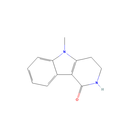 122852-75-9 2,3,4,5-Tetrahydro-5-methyl-1H-pyrido[4,3-b]indol-1-one chemical structure