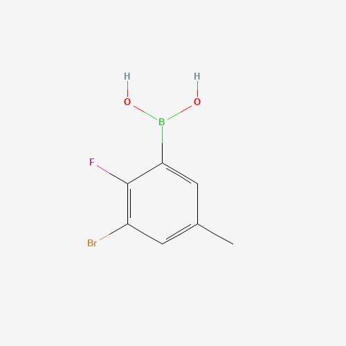 957066-00-1 3-Borono-5-bromo-4-fluorotoluene chemical structure