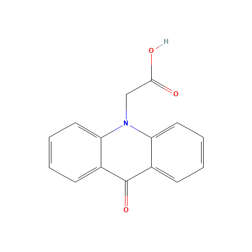 38609-97-1 9-Oxo-10(9H)-acridineacetic acid chemical structure