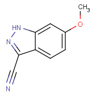 691900-59-1 6-METHOXY-1H-INDAZOLE-3-CARBONITRILE chemical structure