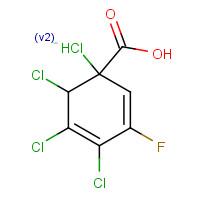 115549-05-8 2,3,4-TRICHLORO-5-FLUOROBENZOIC CHLORIDE chemical structure
