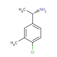 943760-74-5 Benzenemethanamine,4-chloro-a,3-dimethyl-,(aS)- chemical structure