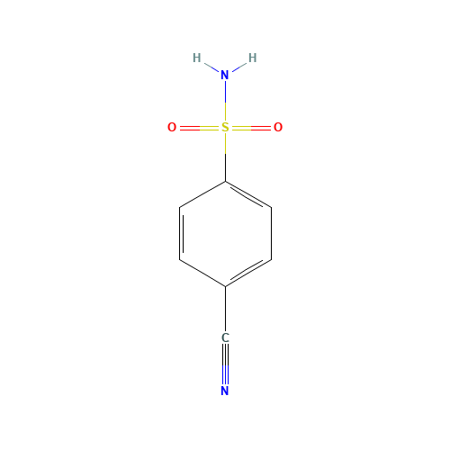 3119-02-6 4-Cyanobenzenesulfonamide chemical structure