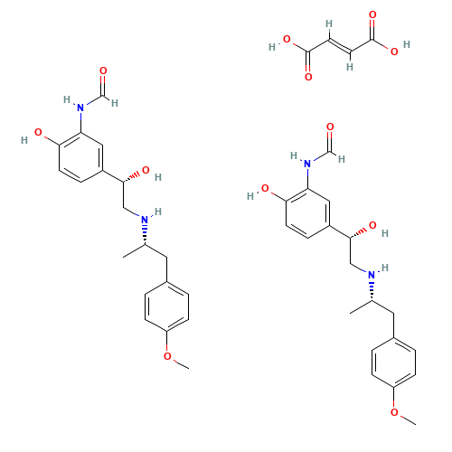 43229-80-7 Formoterol fumarate chemical structure
