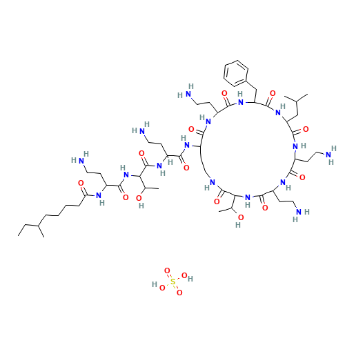 1405-20-5 Polymyxin B sulfate chemical structure