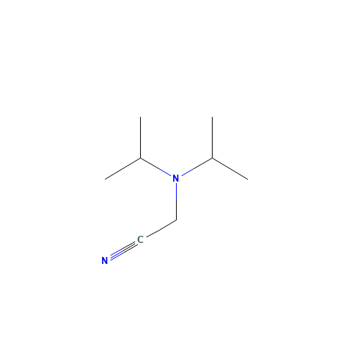 54714-49-7 DIISOPROPYLAMINOACETONITRILE chemical structure